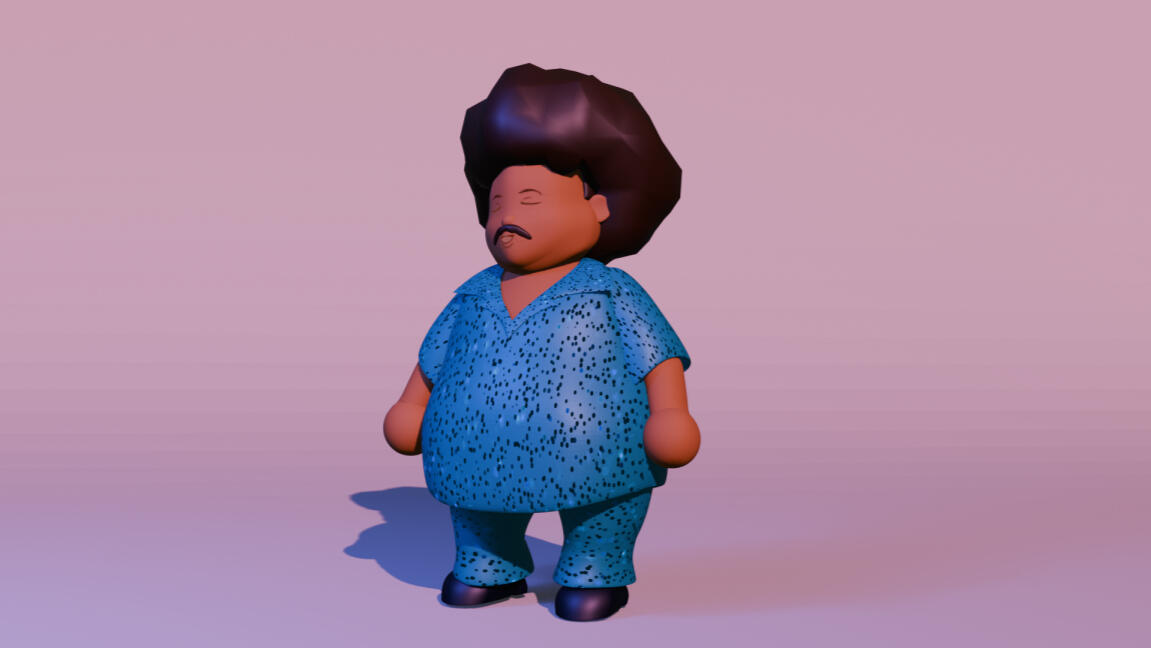 Tim Maia - modelling and rig