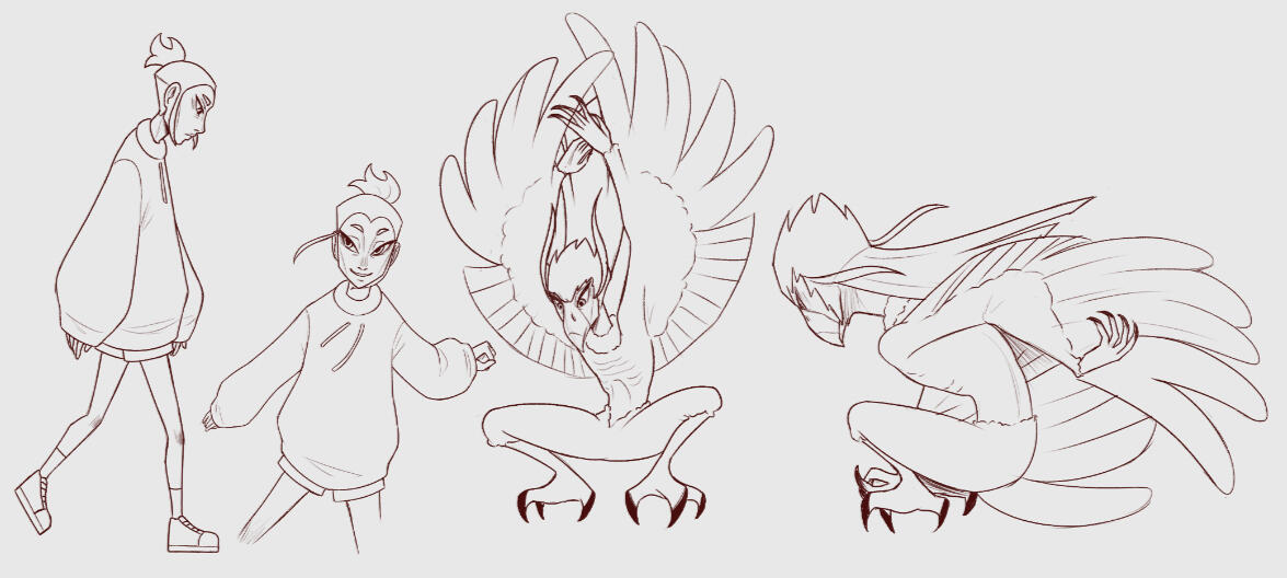 Tata/Carcará Pose Studies